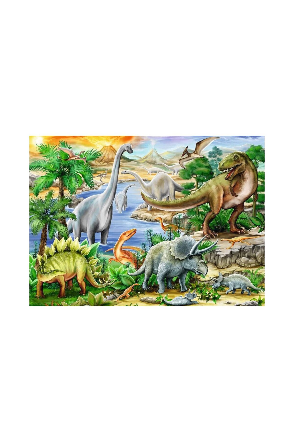 RAVENSBURGER-Puzzle 60 pieces - Prehistoric Life 1