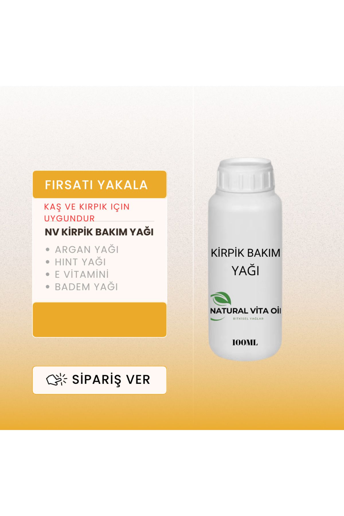 vita KAŞ KİRPİK BAKIM YAĞI 100ML