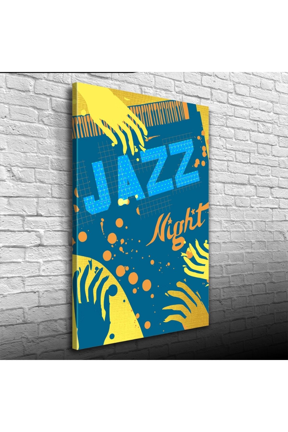 Kanonik Education Jazz Night Afişi Kanvas Tablo 50 x 70