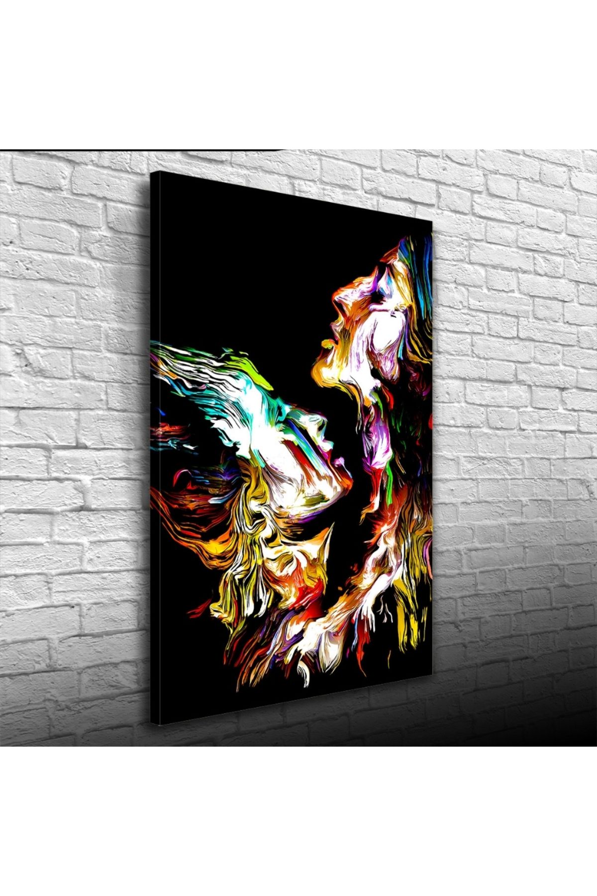 Kanonik Education Dekoratif , Soyut , Renkli Kanvas Tablo 50 x 70