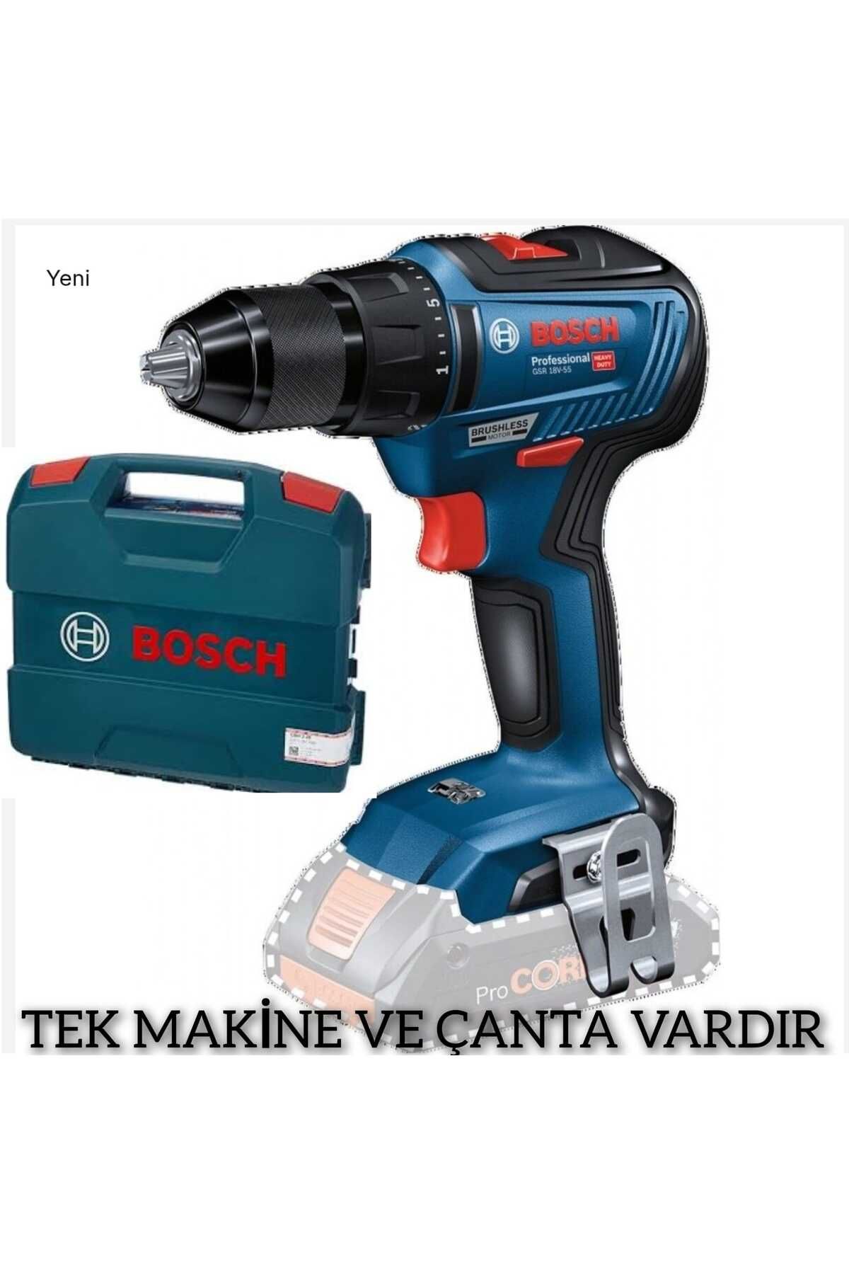 Bosch Professional Gsr 18 V-50 Solo Makine ( Çanta Dahil )
