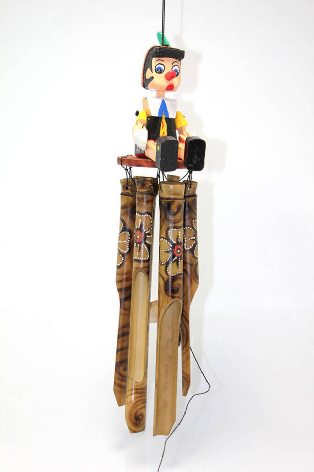 Vexahome Pinokyolu Bambu Çan 60 Cm
