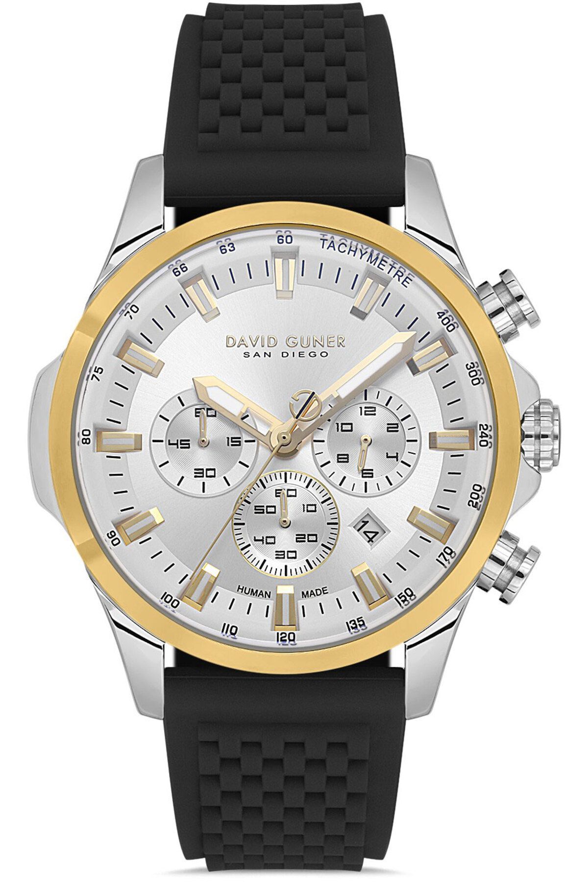 DAVID GUNER DAVİD GÜNER ERKEK KOL SAATİ DG-8877GD-D1 46 MM Siyah