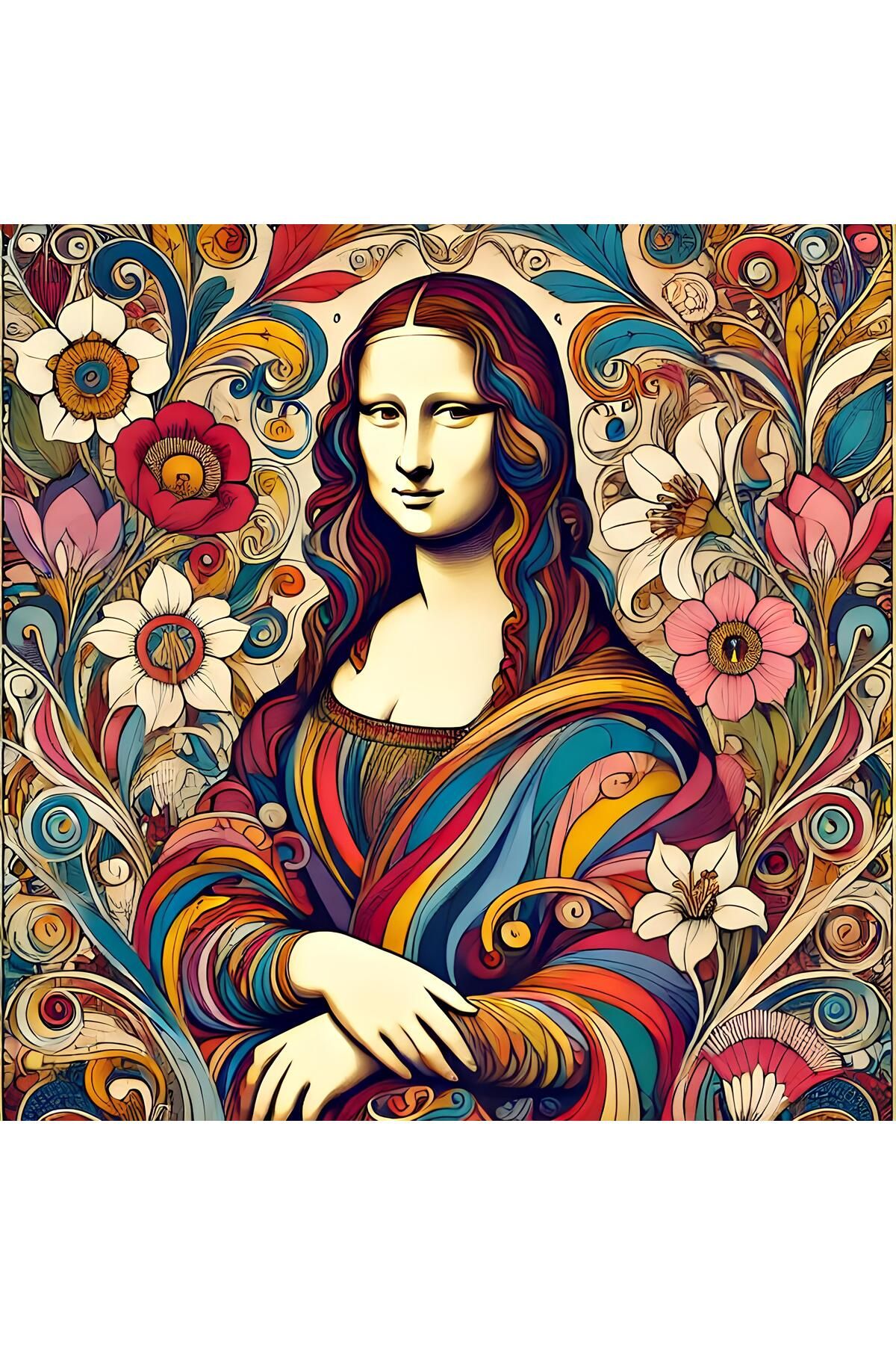 Boyut poster mona lısa