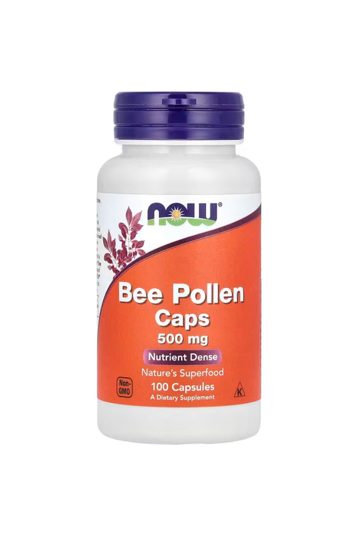 Now Foods , Bee Pollen Caps, 500 mg, 100 Capsules