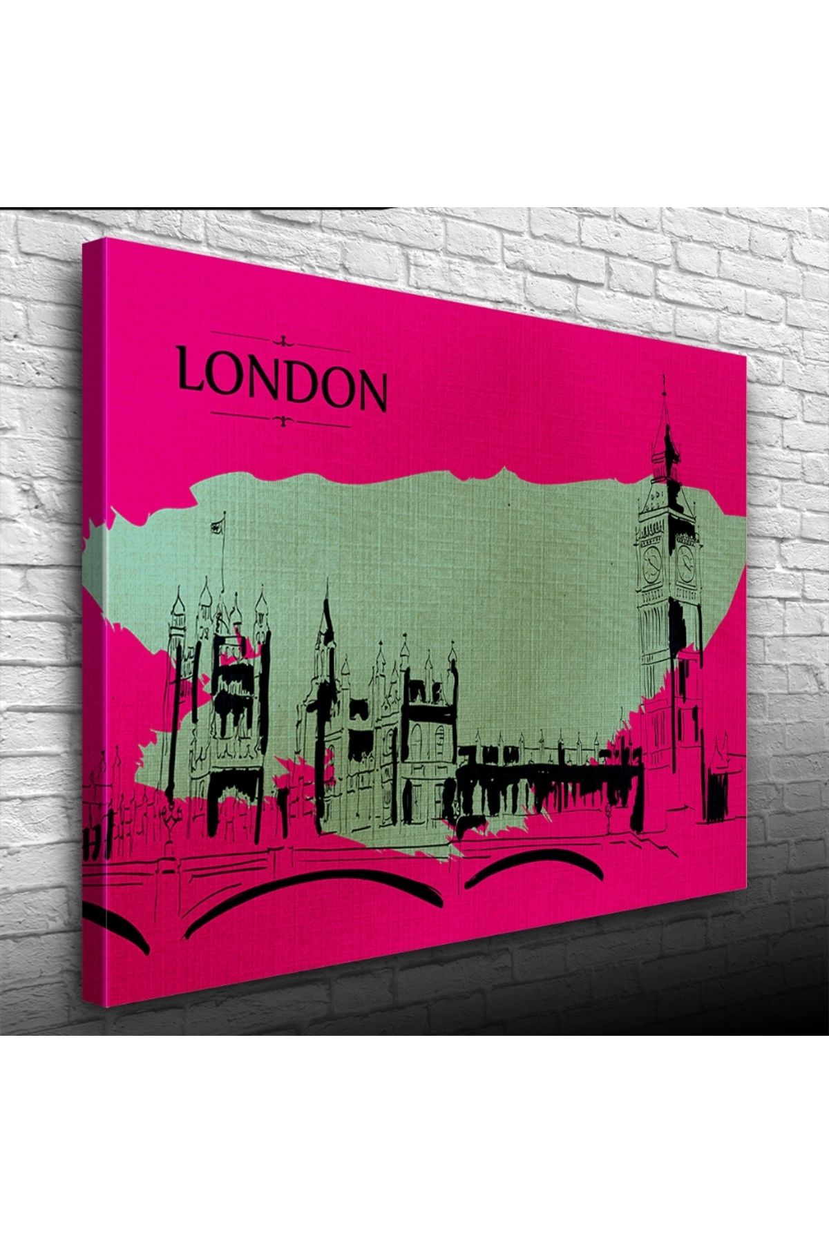 Kanonik Education London , Londra Tarihi Yapılar Kanvas Tablo 50 x 70