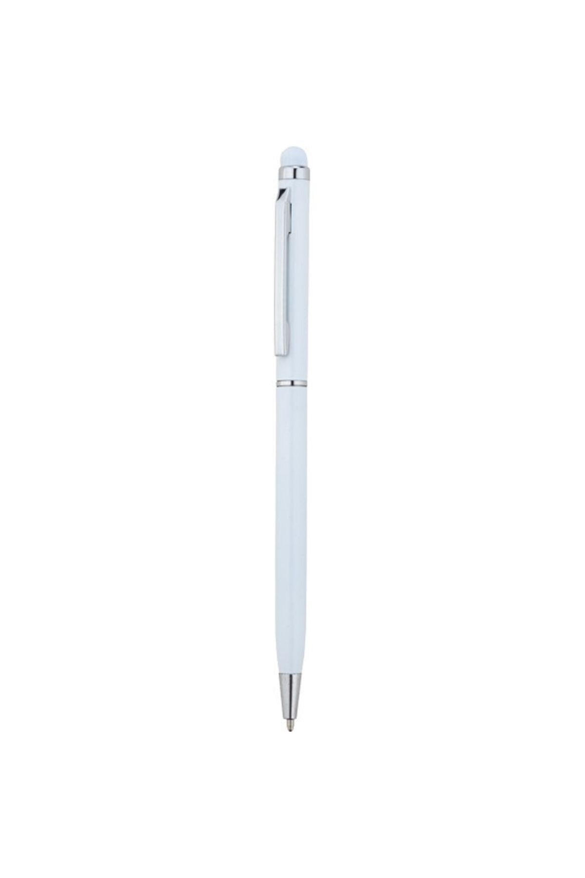 BD DİGİTAL Beyaz Tükenmez Metal Kalem