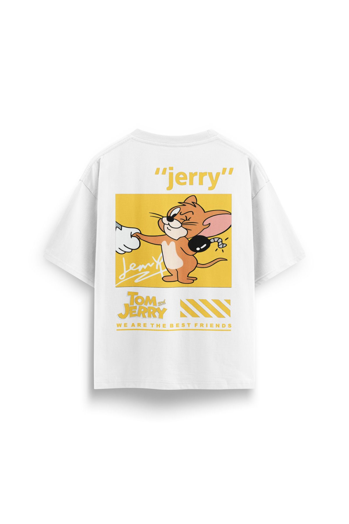 Street301 Unisex Jerry Baskılı Oversize T-Shirt