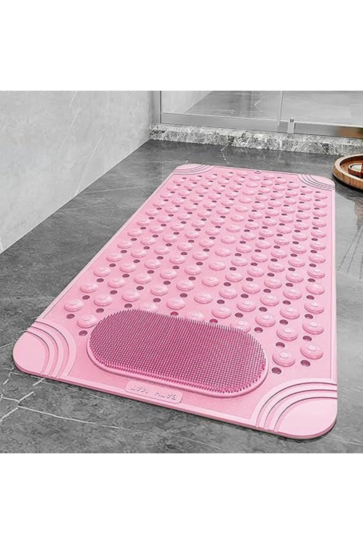 MAİN SHOP Vantuzlu Banyo ve Duş Kaydırmazı Duşa Kabin Küvet İçi Vantuzlu Banyo Paspası 36x69,5 cm M-162