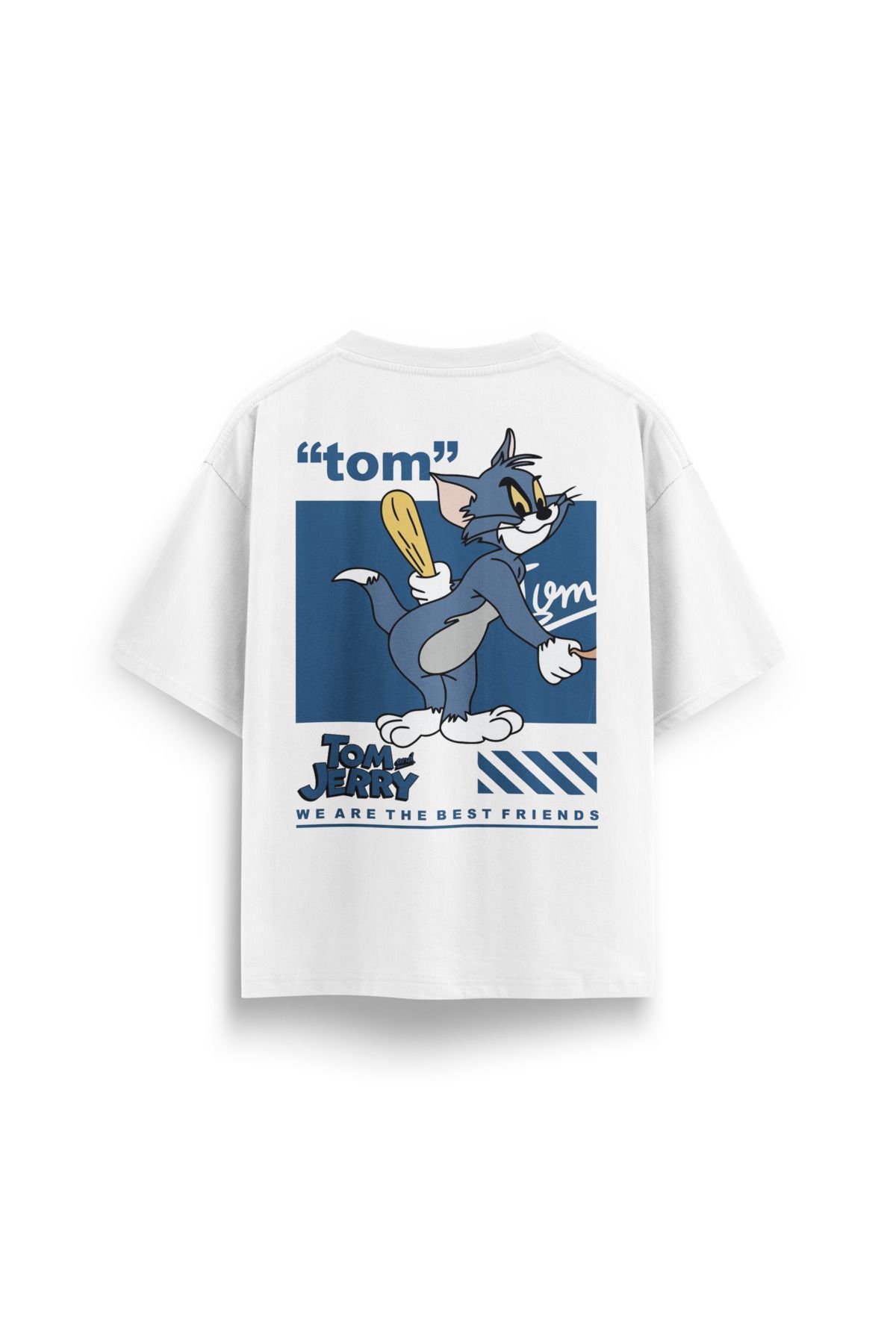 Street301 Unisex Tom Baskılı Oversize T-Shirt