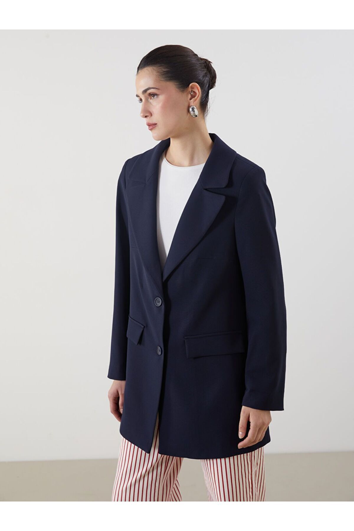 LC Waikiki LCW Modest Loose Fit Kadın Blazer Ceket