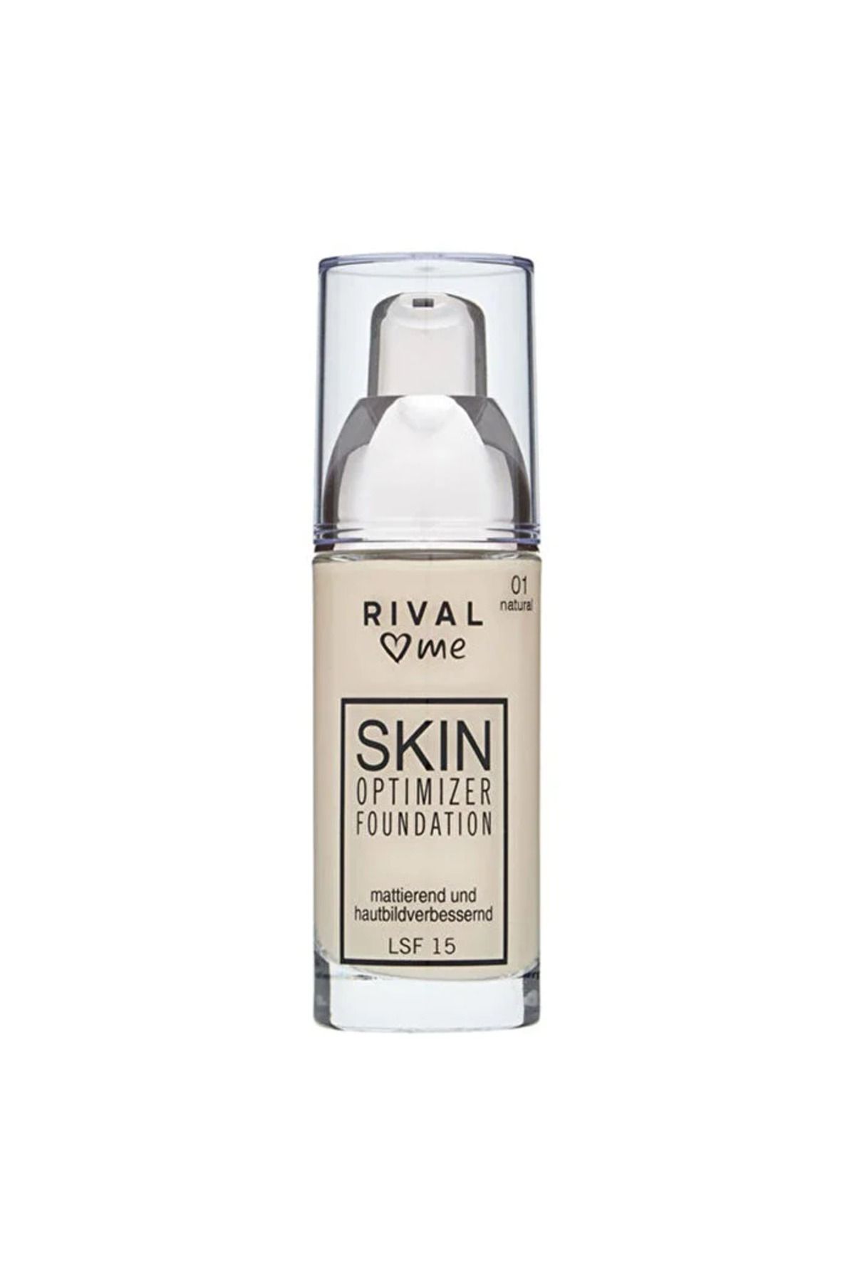 Rival Loves Me Fondöten - Skin Optimizer No:01 Natural - 30 ml