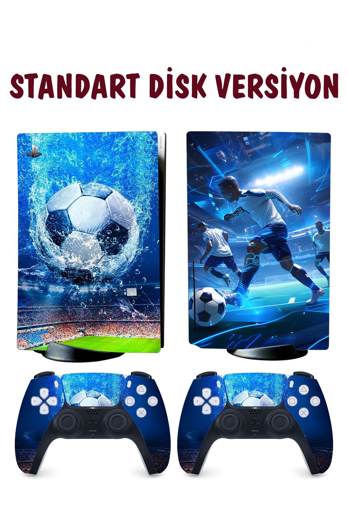 KT Decor Futbol Playstation 5 Full Sticker Kaplama Seti