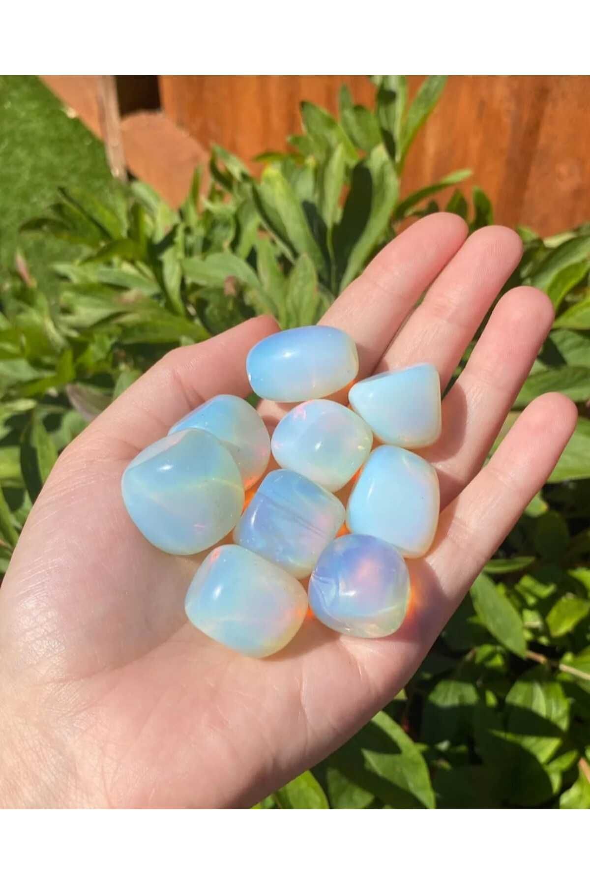 SerenityHaven OPALİT (OPAL ) (AY TAŞI) TAMBURLANMIŞ DOĞAL TAŞ SERTİFİKALI