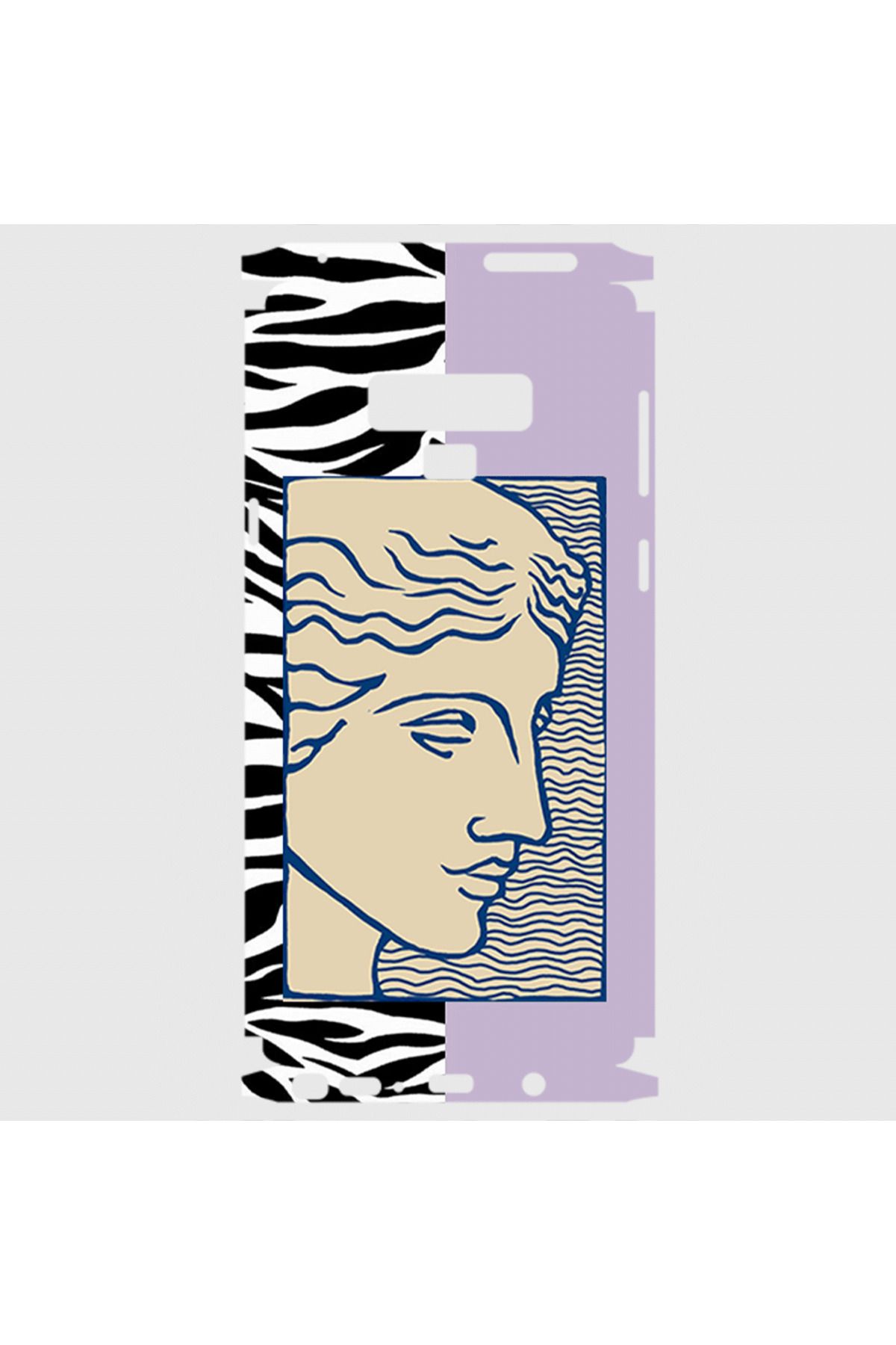 Royaleks Samsung Note 9 Telefon Kaplama - Leopar Face