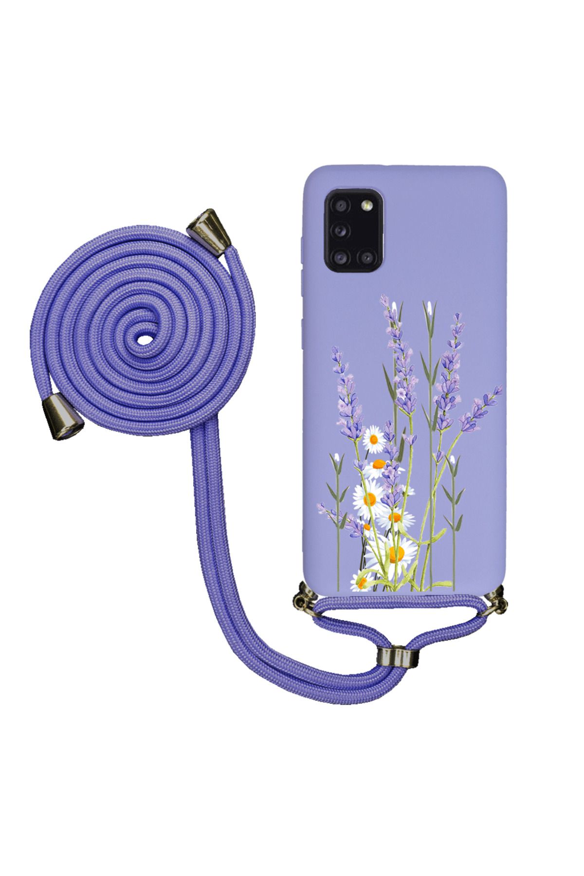 Royaleks Samsung A31 İpli Lansman Kılıf - Lavanta Mix