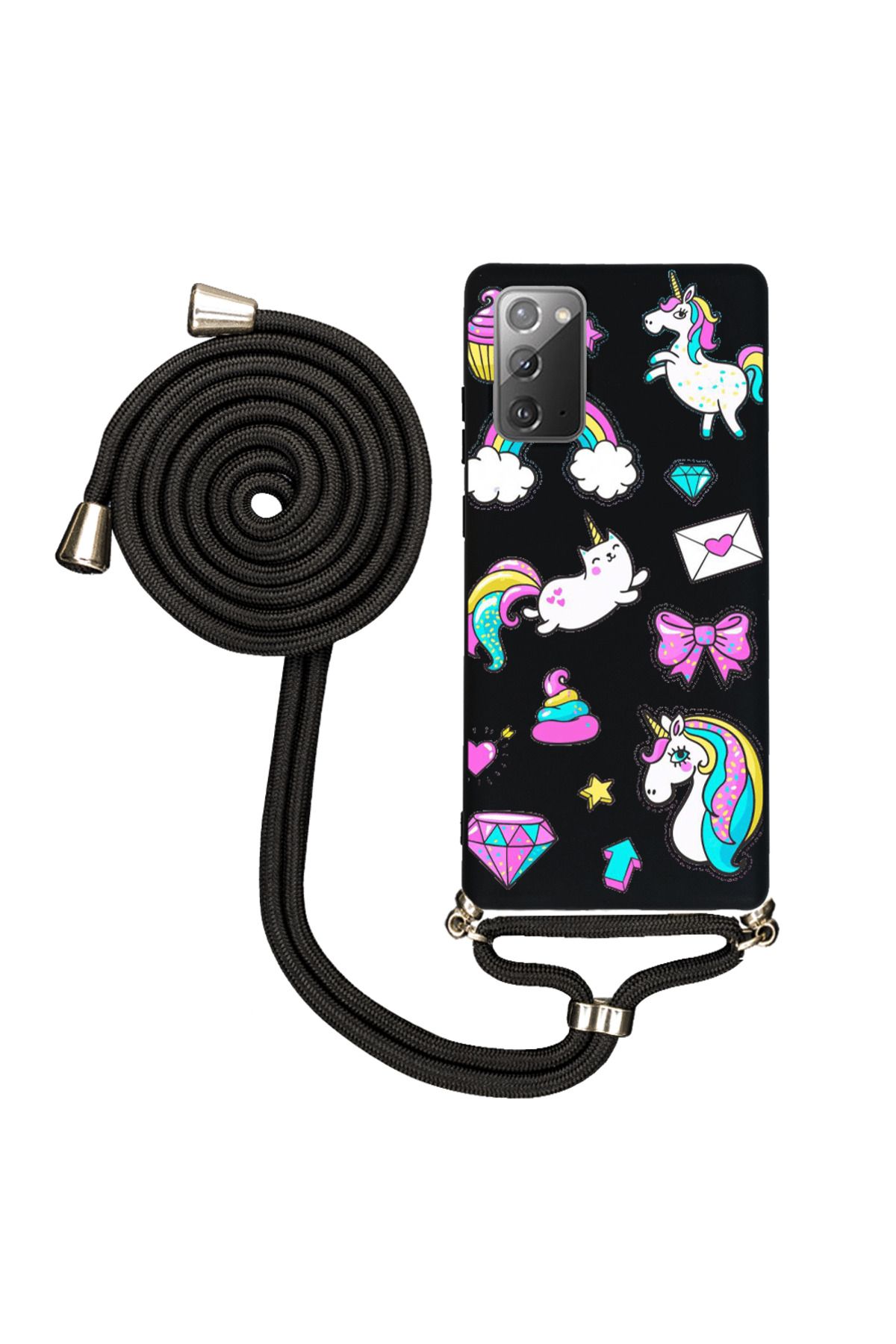 Royaleks Samsung Note 20 İpli Lansman Kılıf - Unicorns Blank