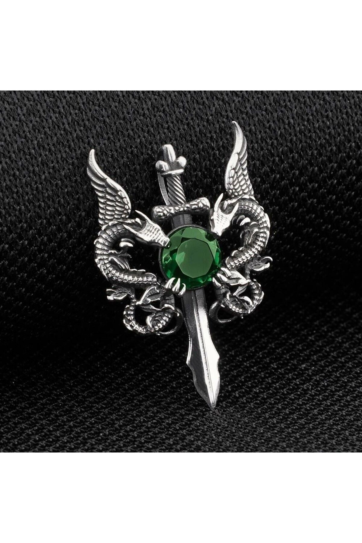 shop Ejderha 925 Ayar Gümüş Erkek Kolye Ucu