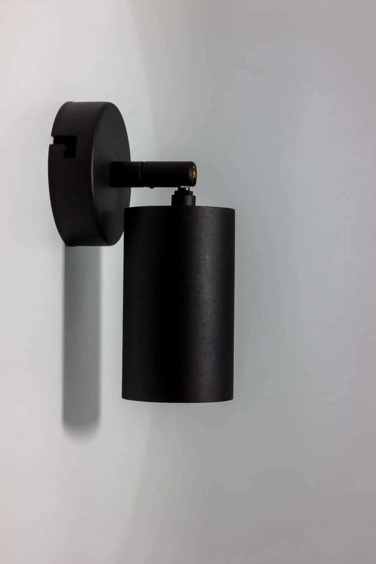 Avizen Lighting Project Siyah Duvar Aplik Spot Modern Aydınlatma Gu10 Led Ampul Dahil Gün Işığı