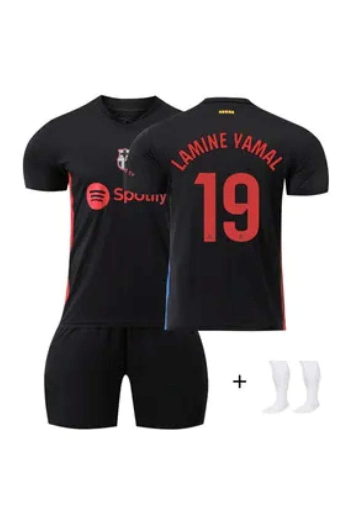 Atlas Global BARCELONA LAMINE YAMAL ÇOCUK FORMA TAKIMI 4'LÜ SET ÇORAP+BİLEKLİK HEDİYELİ