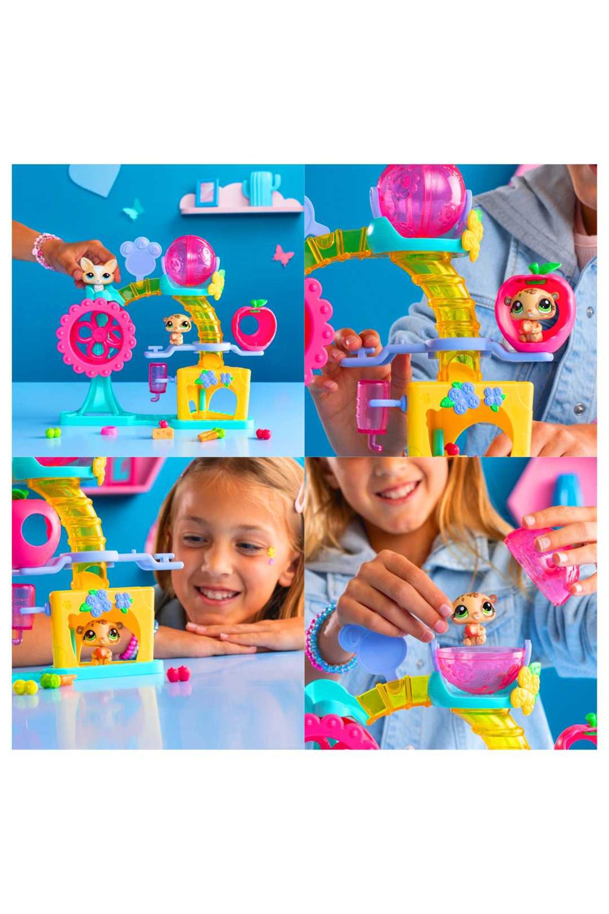 Art Tone Littlest Pet Shop MİNİŞLER EĞLENCE FABRİKASI OYUN SETİ 2 Lİ MİNİŞ FİGÜR 4+