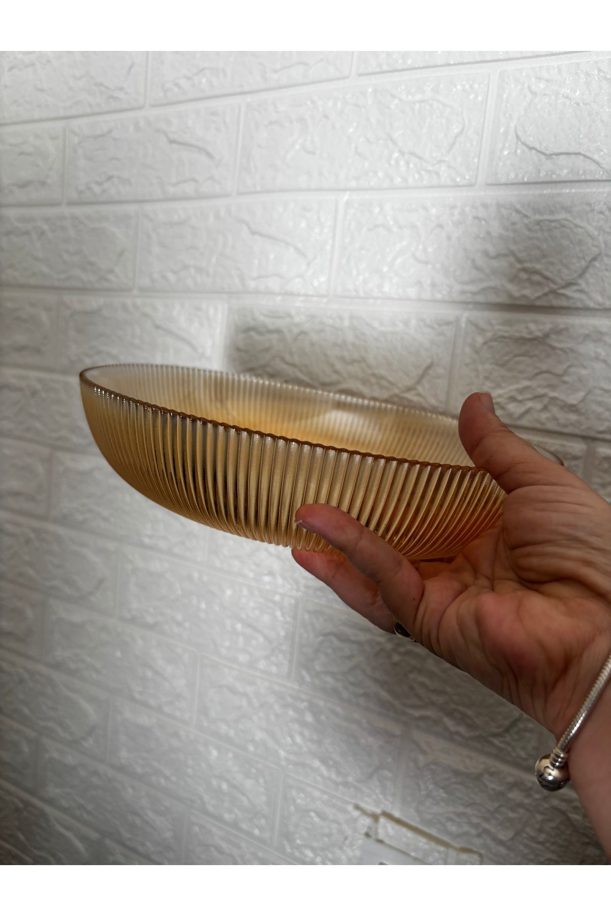 SEVEN7 Bol kase gold 26cm