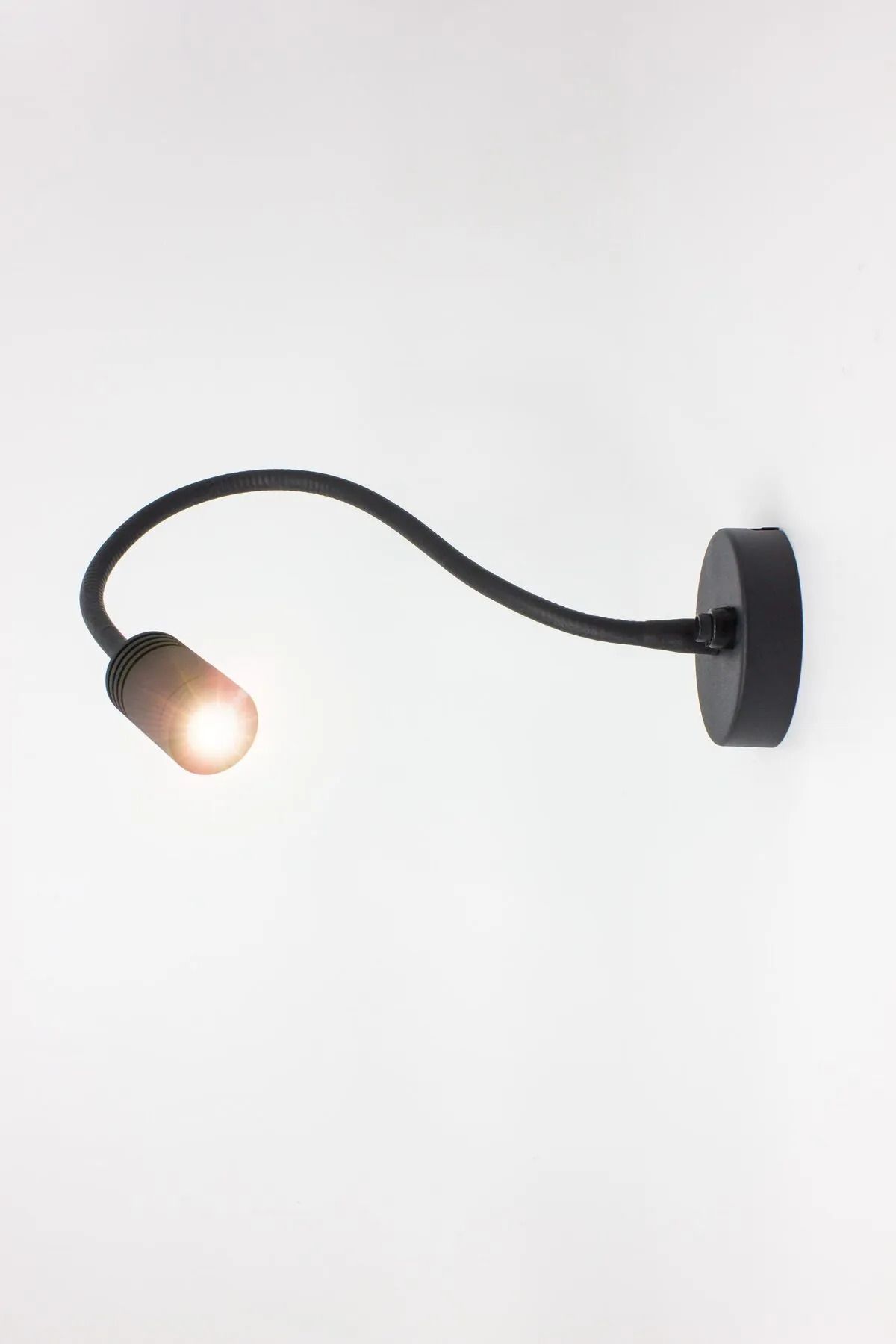 Avizen Lighting Project Samsung Led Siyah Yatak Başı Okuma Lambası Günışığı On-Off Anahtarlı