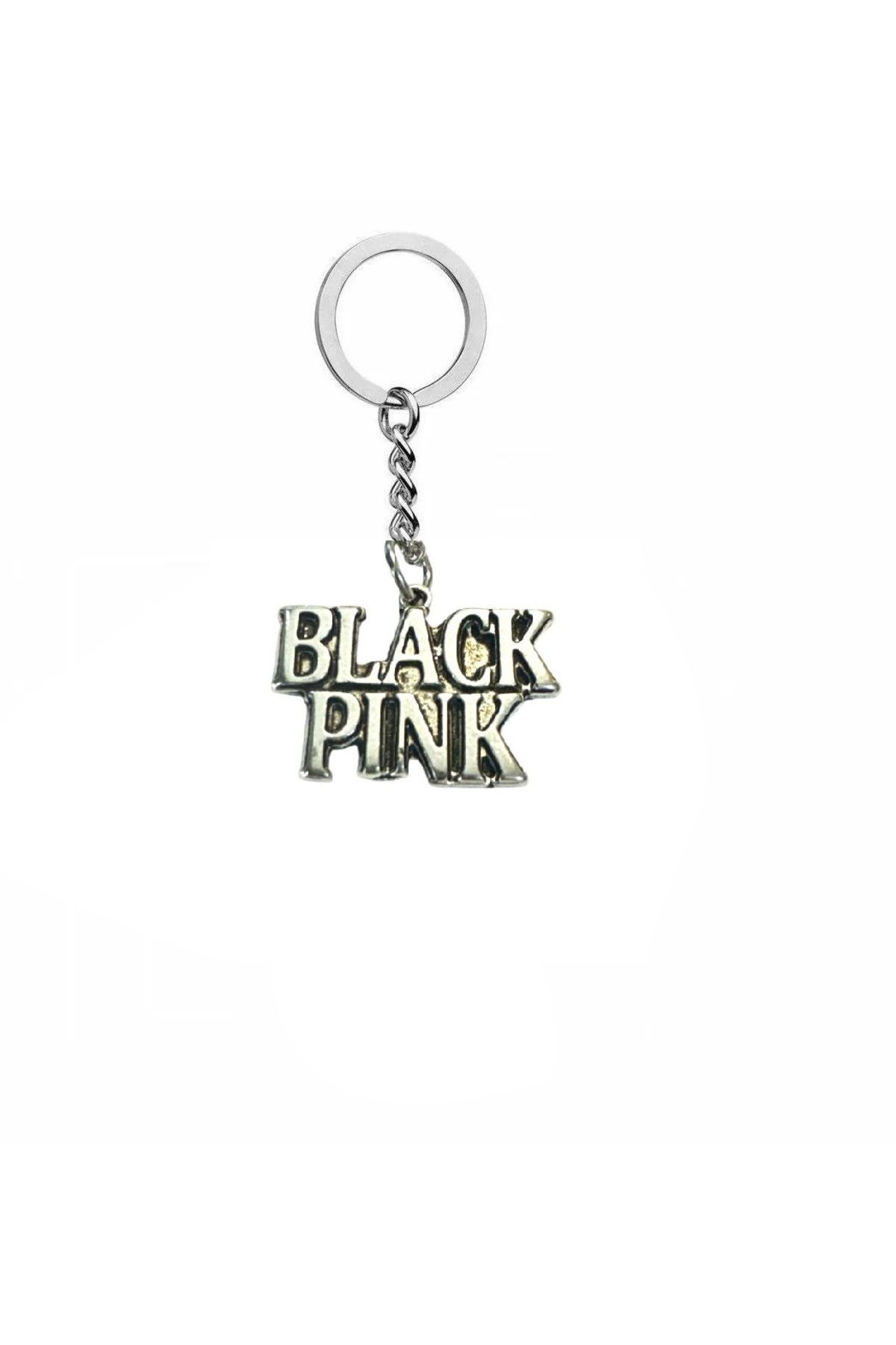 Herşey Nota BLACKPINK Logolu Unisex Metal Anahtarlık – K-Pop Fan Ürünü