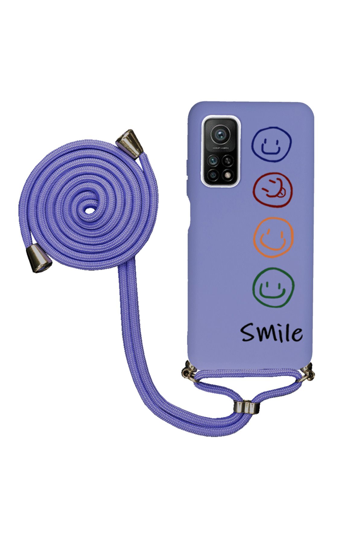 Royaleks Xiaomi Mi 10T İpli Lansman Kılıf - Smile