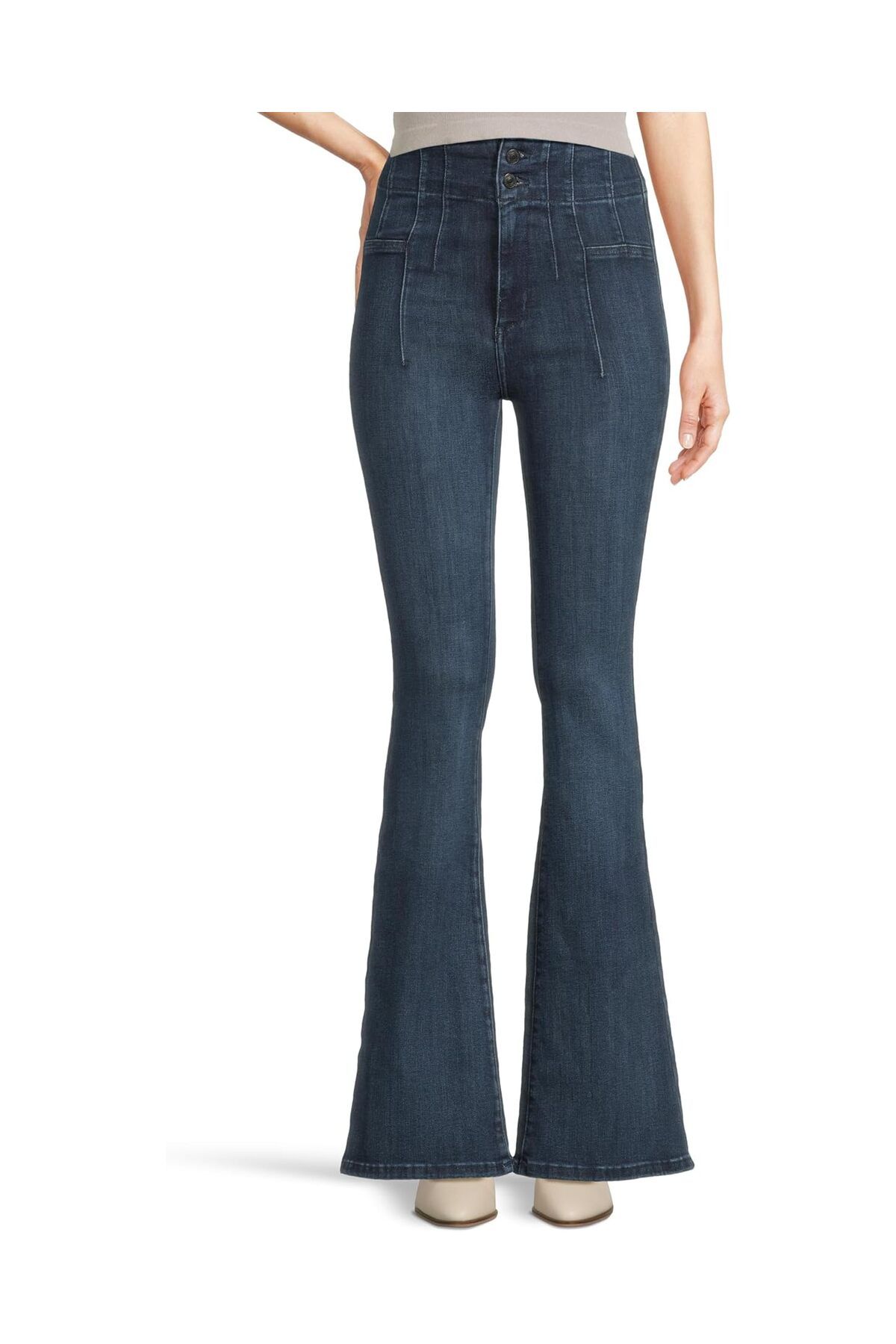 september island Dumanlı Lacivert Süper Yüksek Bel Long Leg Jeans
