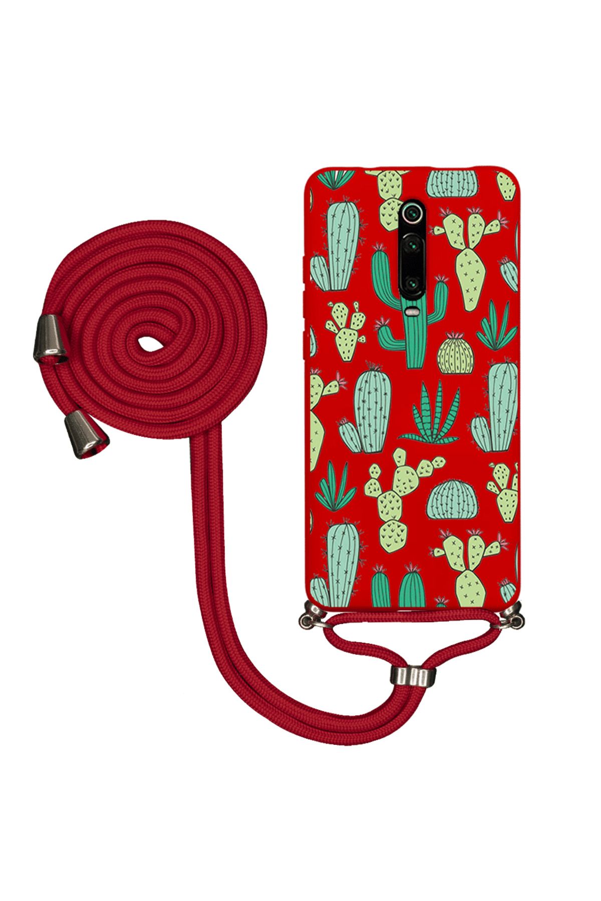 Royaleks Xiaomi Mi 9T İpli Lansman Kılıf - Cactus