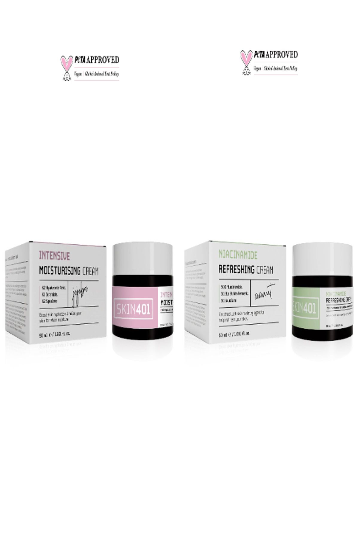 Skin401 Ultra Nemlendirici ve Leke Karşıtı Renk Tonu Eşitlemeye Yardımcı 2'li Krem Seti
