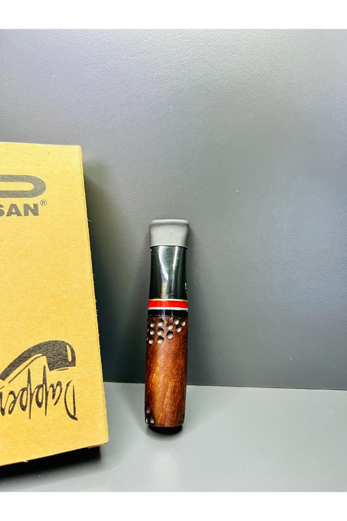 Pipsan Hakiki Gül Ağacı Özel Yapım Premium Kalın (7,5 Mm) Sigara Ağızlığı