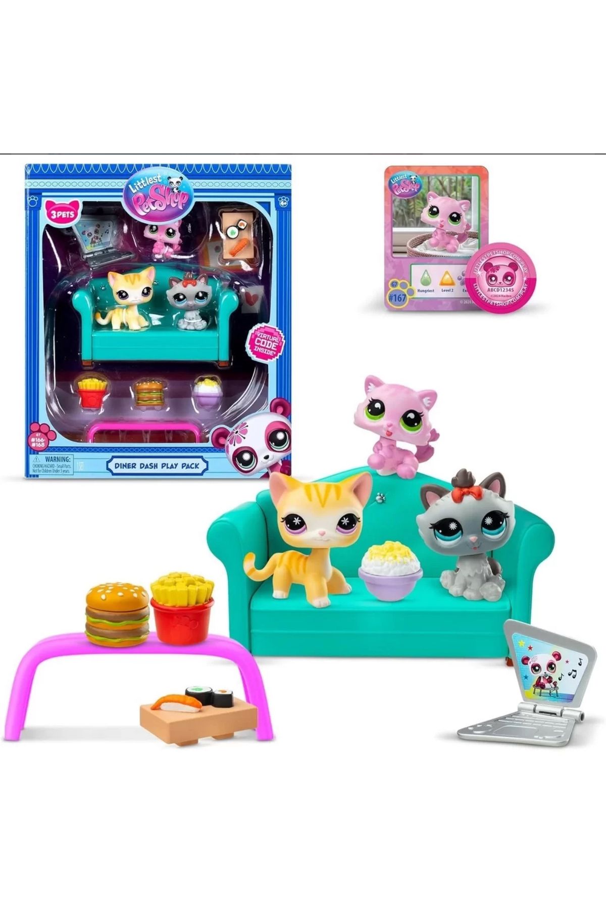 Littlest Pet Shop MİNİŞLER DİNNER DASH FİGÜR OYUN SETİ