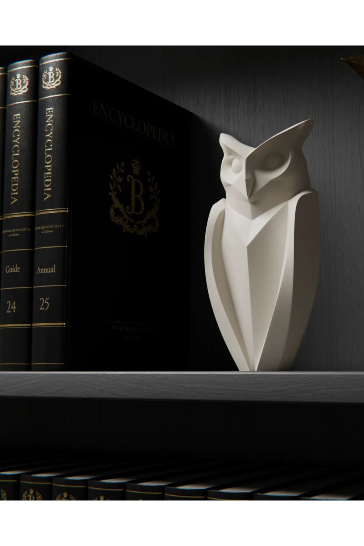 3D Modern Baykuş Heykeli - Biblosu