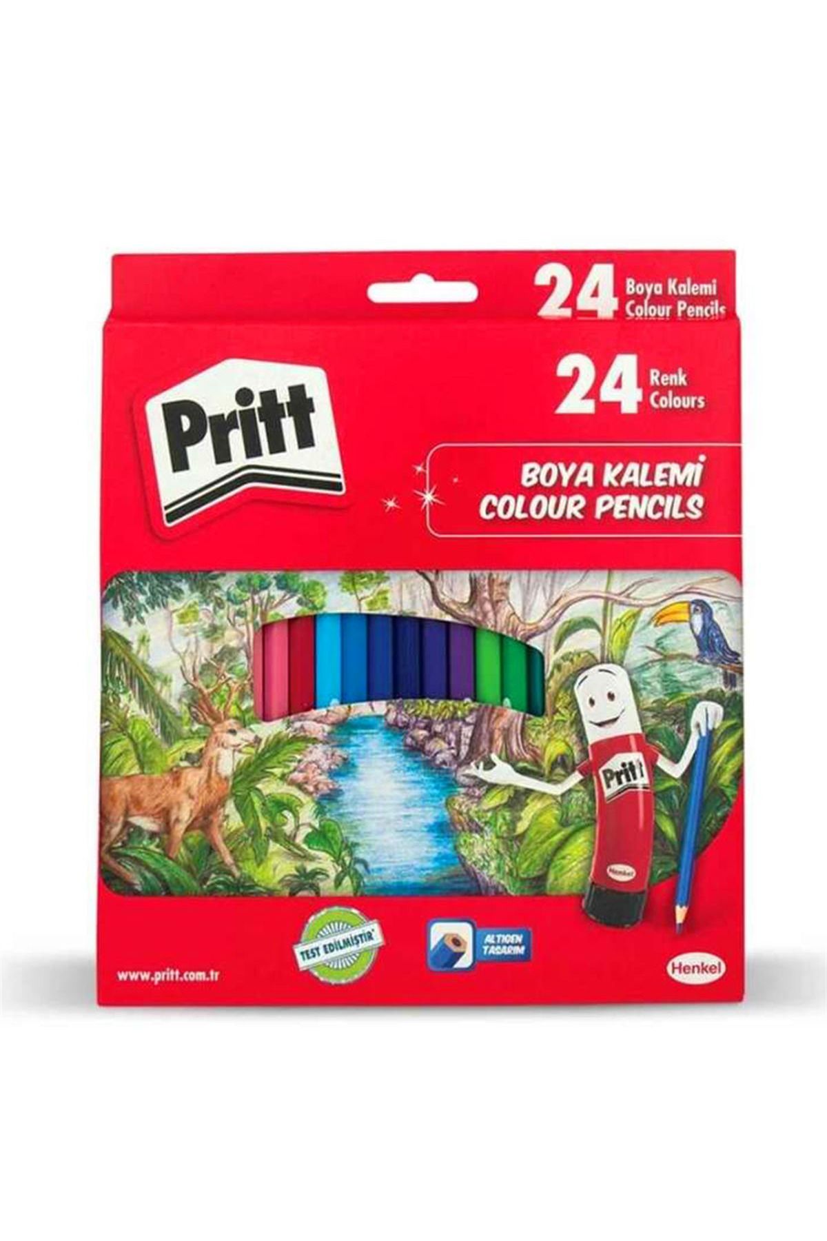 Pritt KURU BOYA 24 RENK UZUN