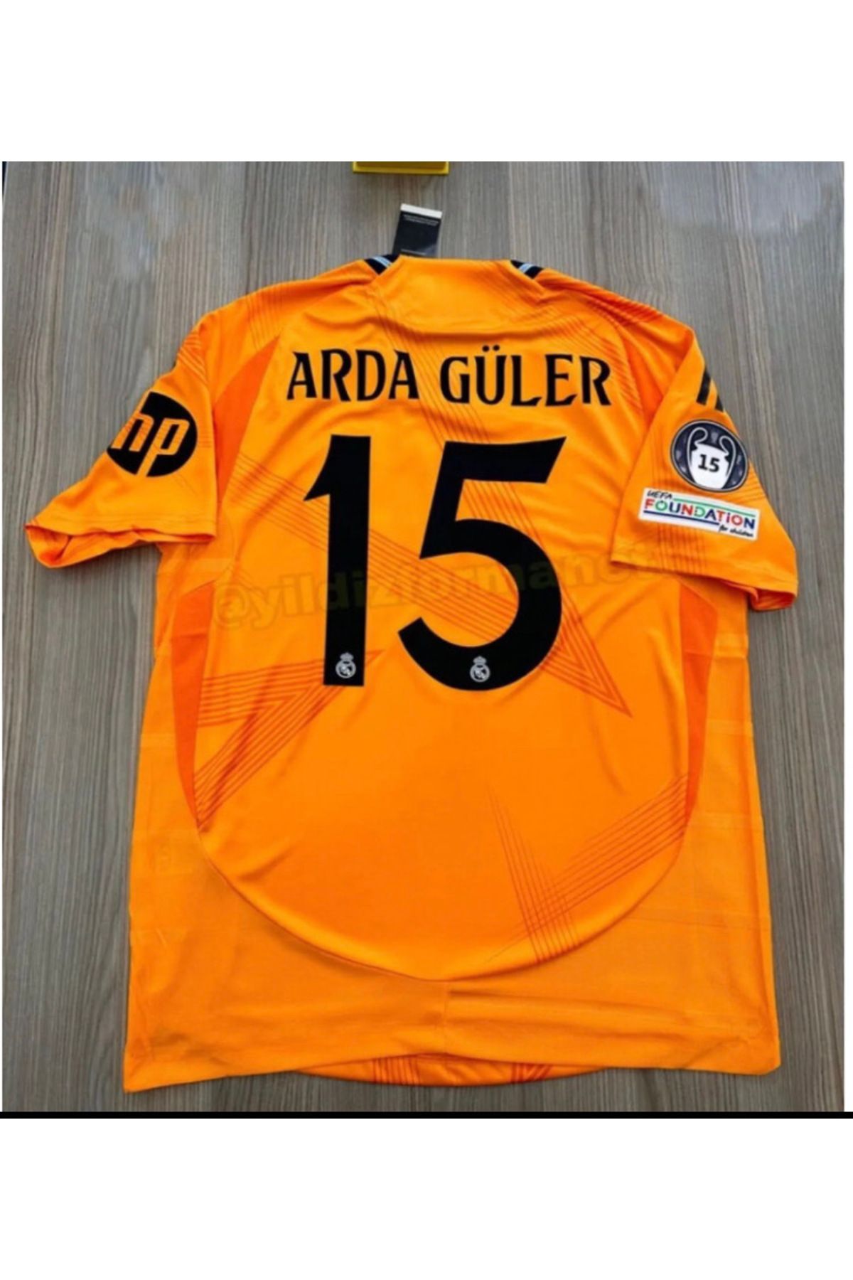 GLADSOME real madrid arda güler deplasman turuncu yetişkin forması