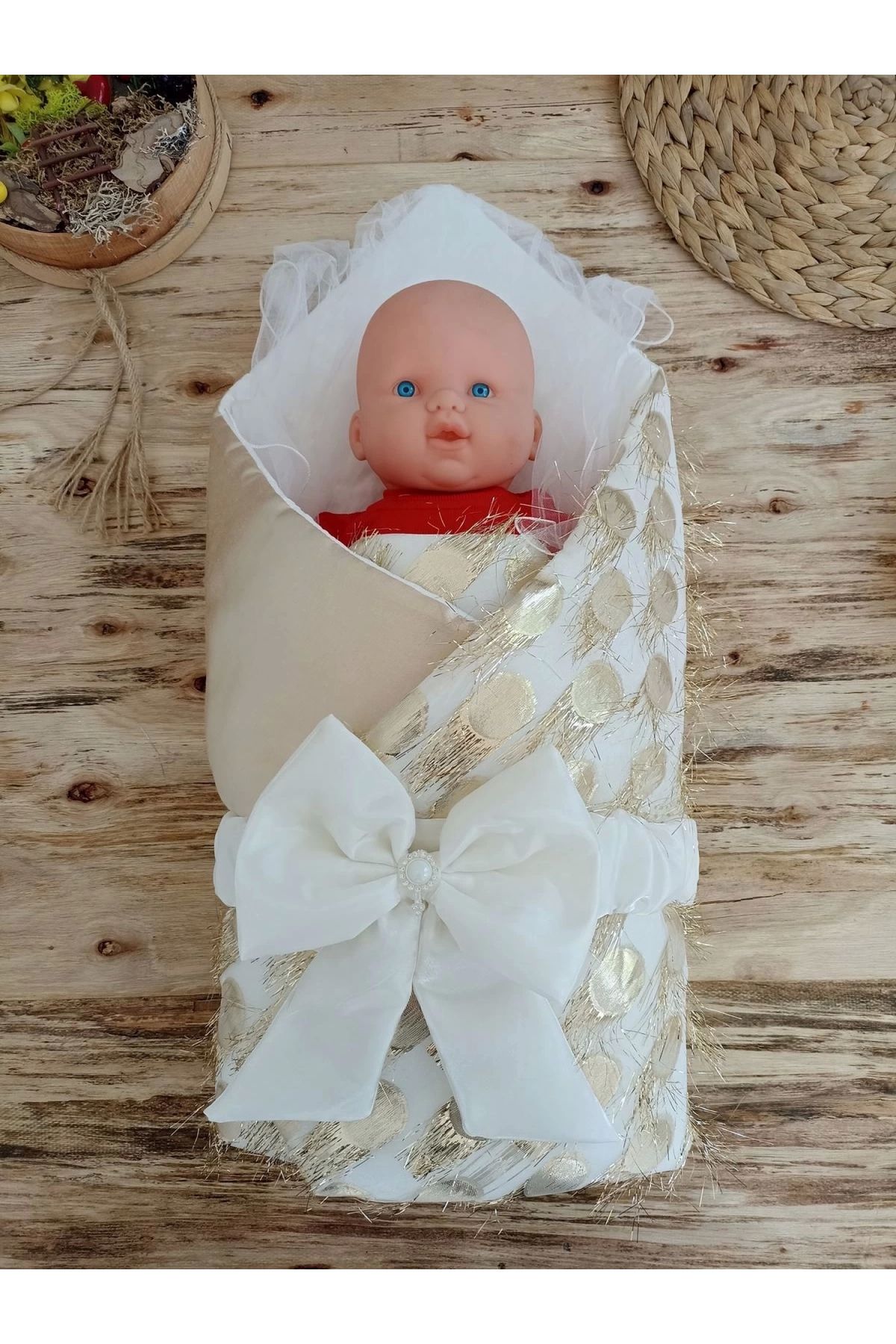 POLEXP Yenidoğan Rahat Kundak Seti - Bebeğinizin Konforu İçin Şıklık ve Fonksiyonellik