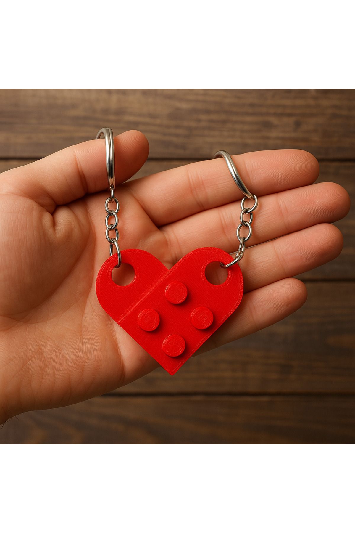 Gepetto3D / LEGGOHeart Şık Anahtarlık