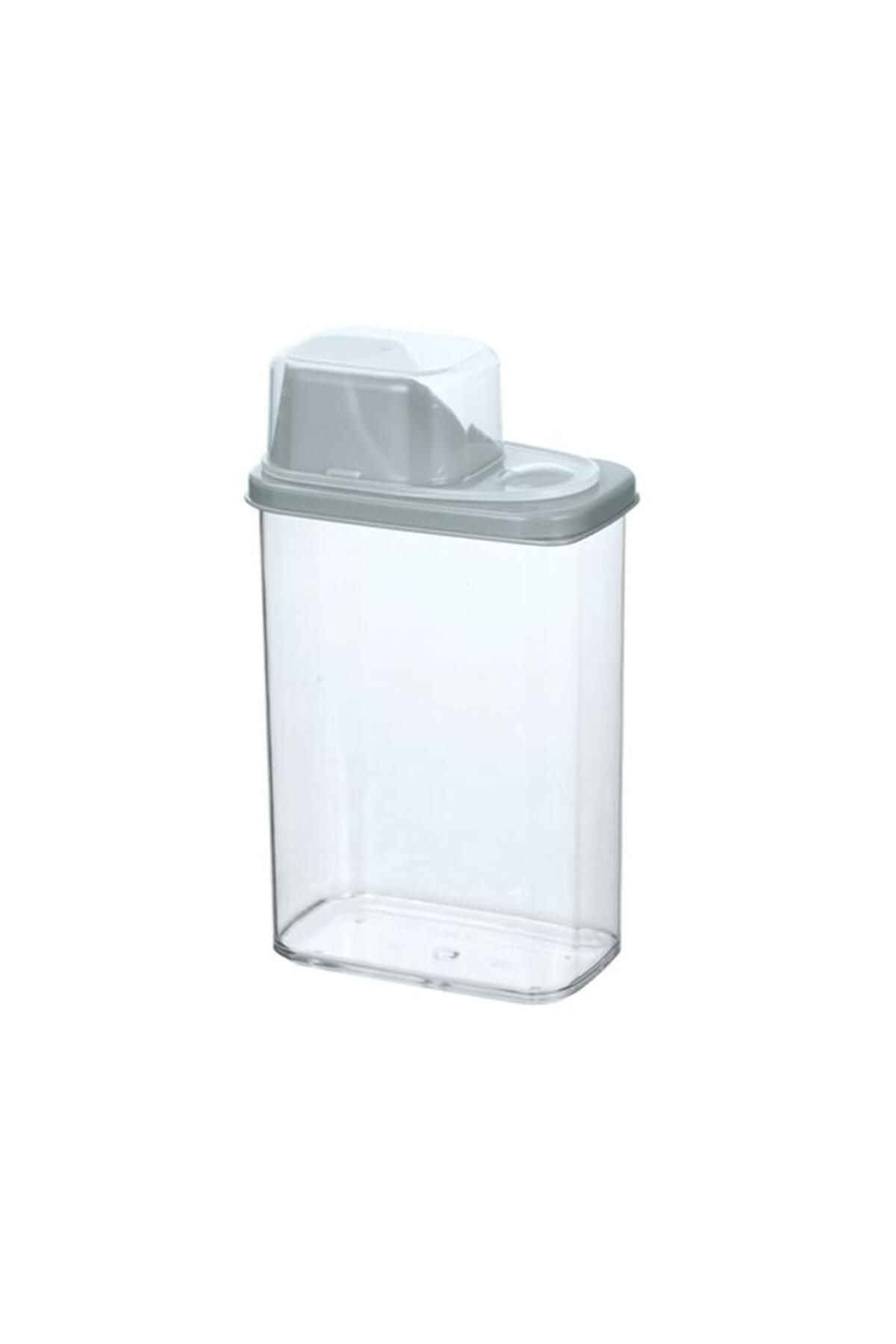 Generic-Felli Airtight Modular Food Storage Container with Lid Clear and Grey 2.2 Liter 1