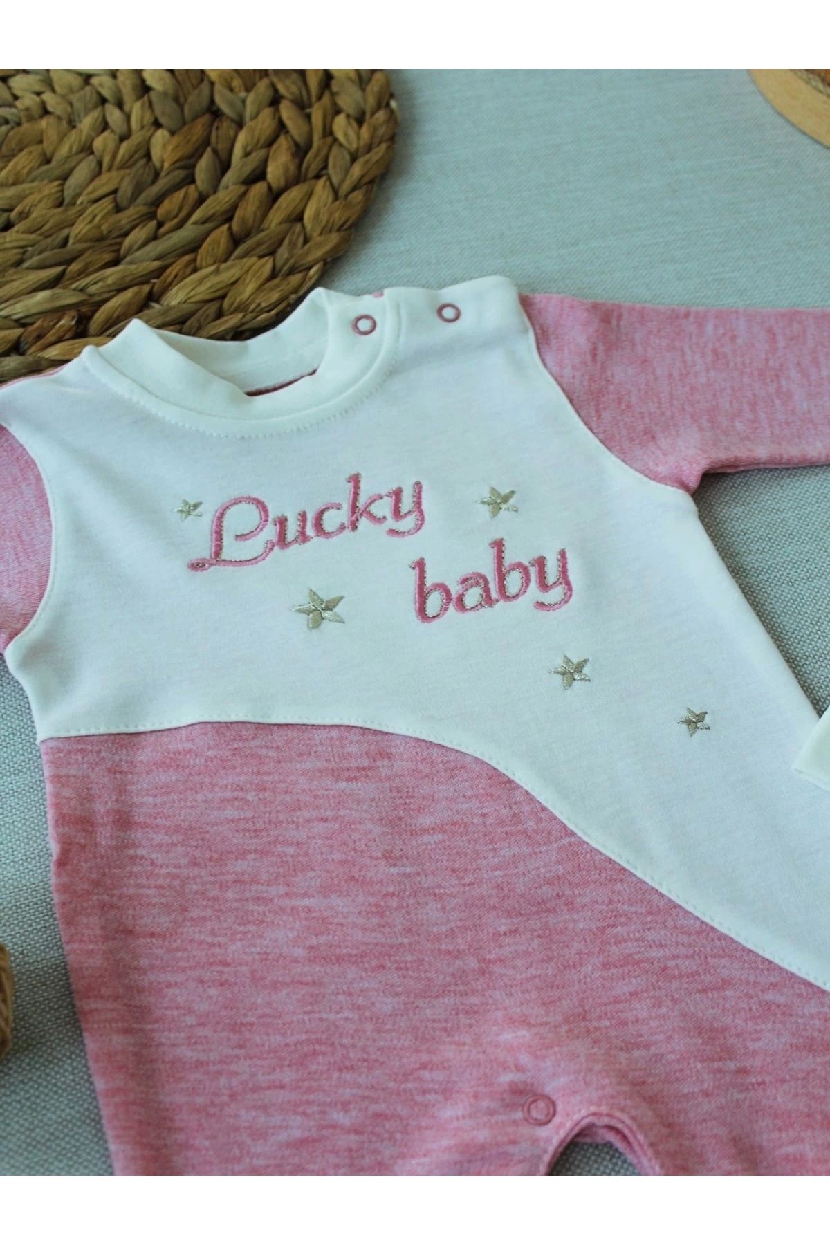 POLEXP Nakışlı Kız Bebek Tulumu - Trendy ve Rahat Tasarım
