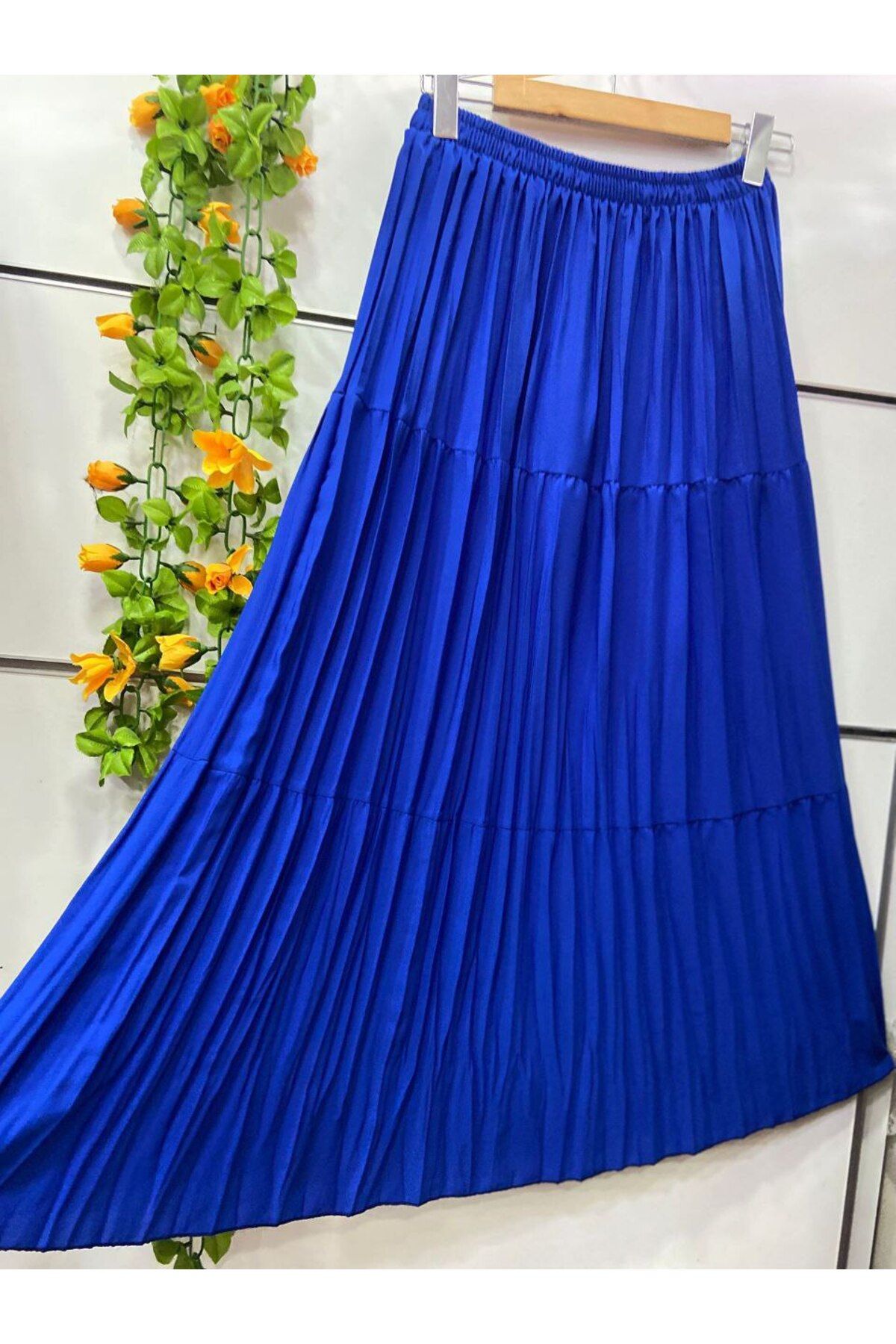 THULIA YENİ MODEL RENKLİ ŞİFON ETEK