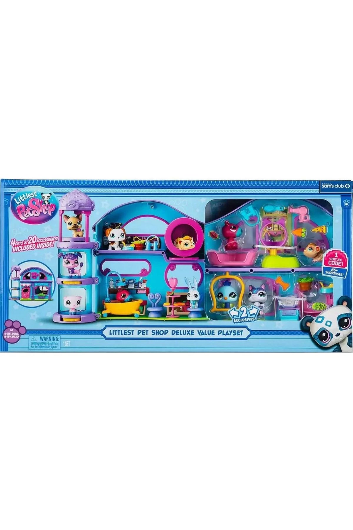 Littlest Pet Shop Minişler Deluxe Figür Oyun Seti 4'lü