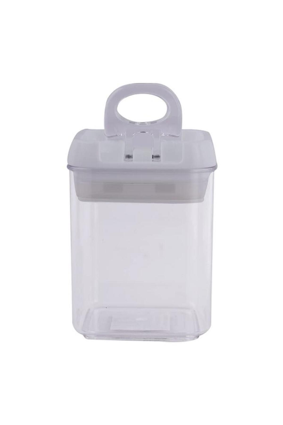 Generic-Felli Airtight Modular Food Storage Container with Lid Clear and Grey 2.2 Liter 2