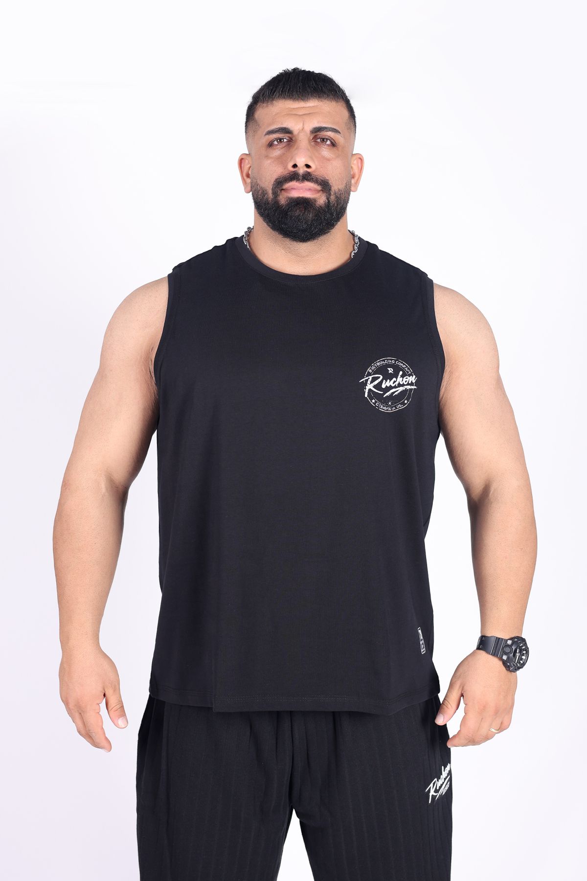 RUCHON NUTRITION Ruchon Sports Wıde Erkek Fitness Atlet | WIDE-ATHLET GYM APPAREL | Oversize Gym & Antrenman
