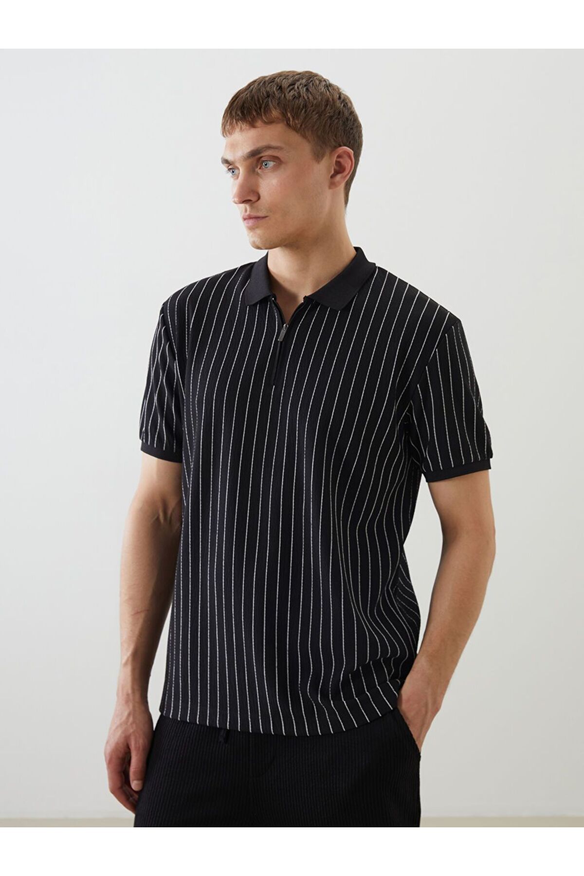 LC Waikiki LCW Vision Polo Yaka Desenli Erkek Tişört