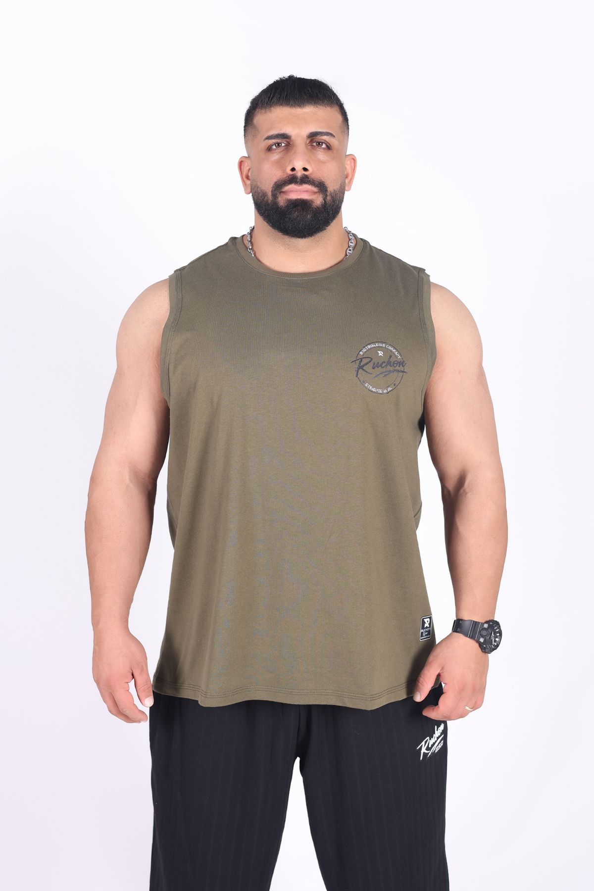 RUCHON NUTRITION Ruchon Sports Wıde Erkek Fitness Atlet | WIDE-ATHLET GYM APPAREL | Oversize Gym & Antrenman