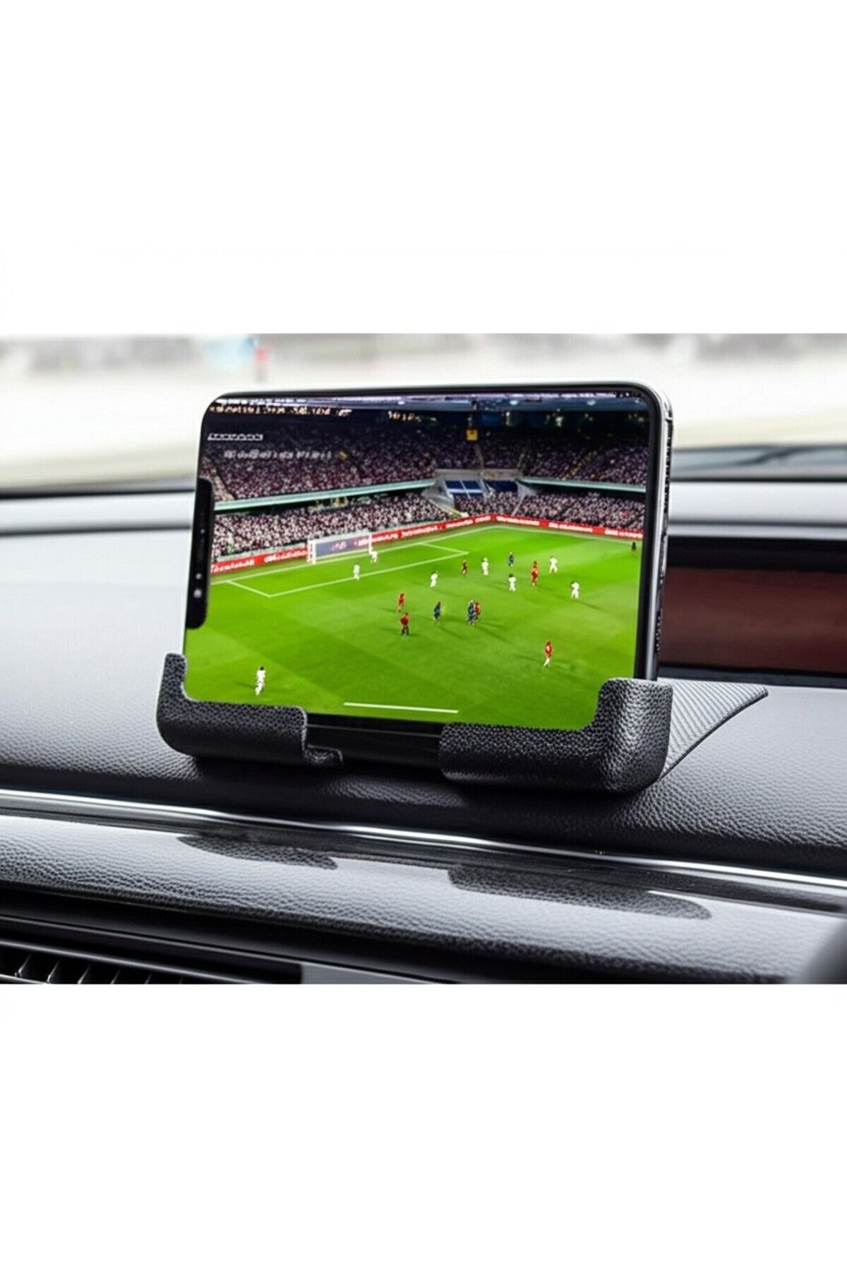 ırmshop Ayarlanabilir Silikon Pedli Masa Üstü Telefon ve Tablet Tutucu Stand - 2 Parça Araç Torpido Tutucu
