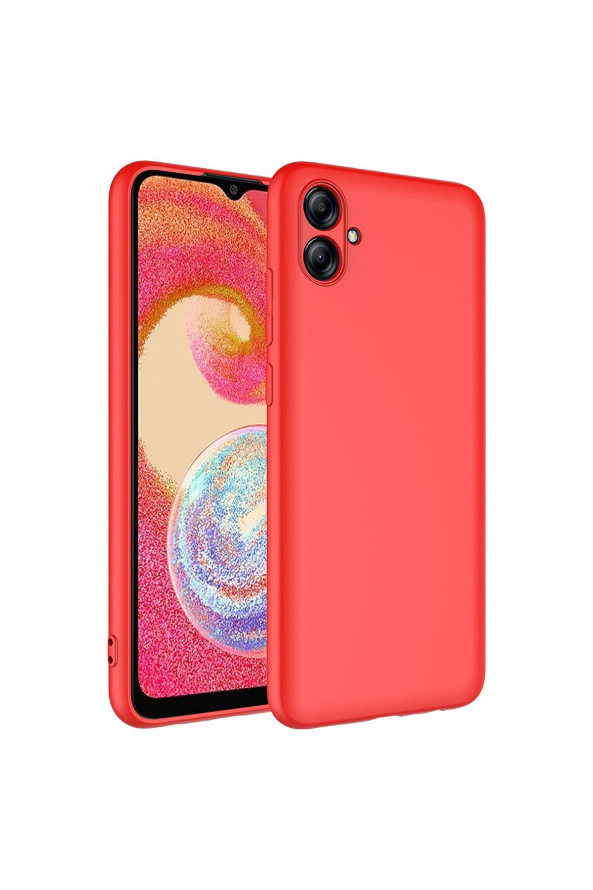 halkhouse Samsung Galaxy A04E Kılıf Renkli Esnek Kırılmaz Yüksek Koruma Silikon Marra Kapak