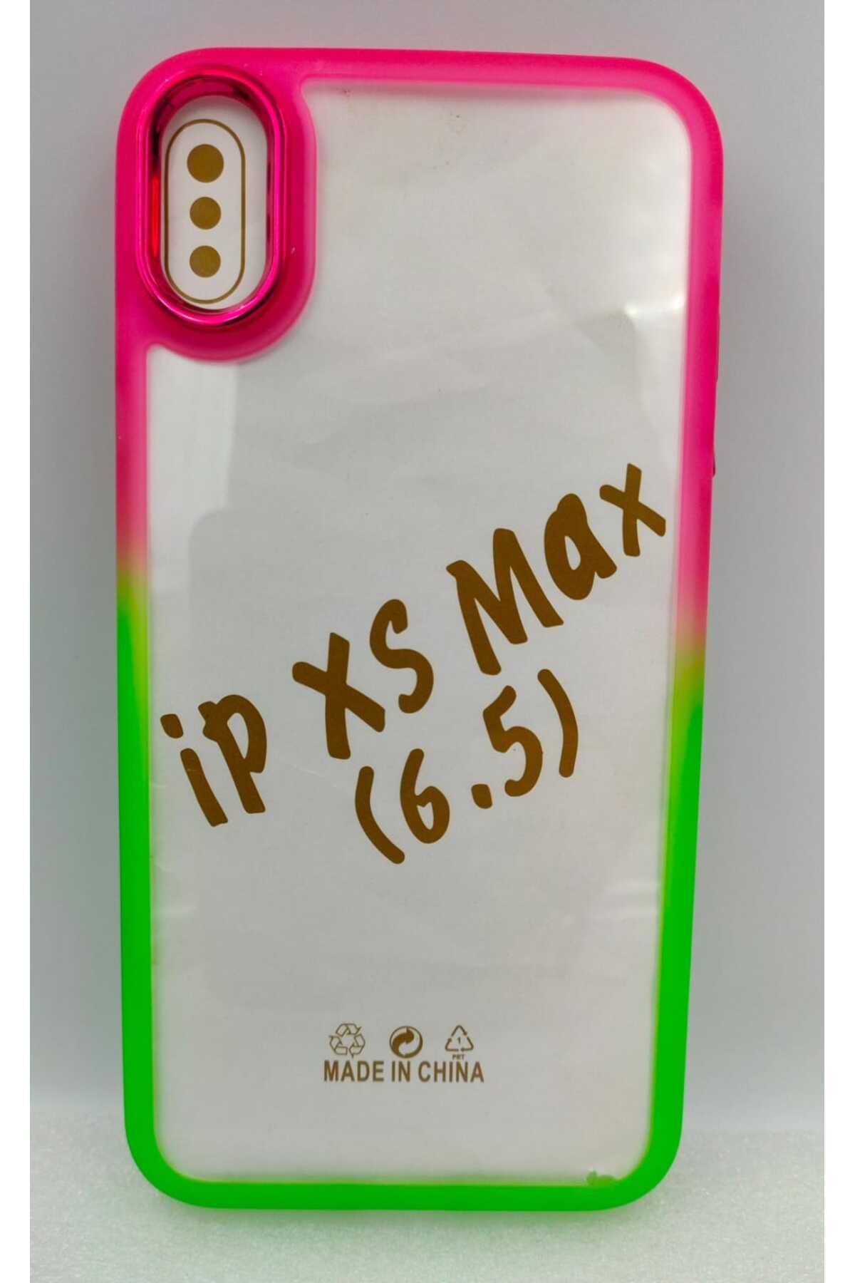 Generic-Clear Soft Case Compatible with iPhone XS MAX with Gradient Color Contrast Edge Style1 1